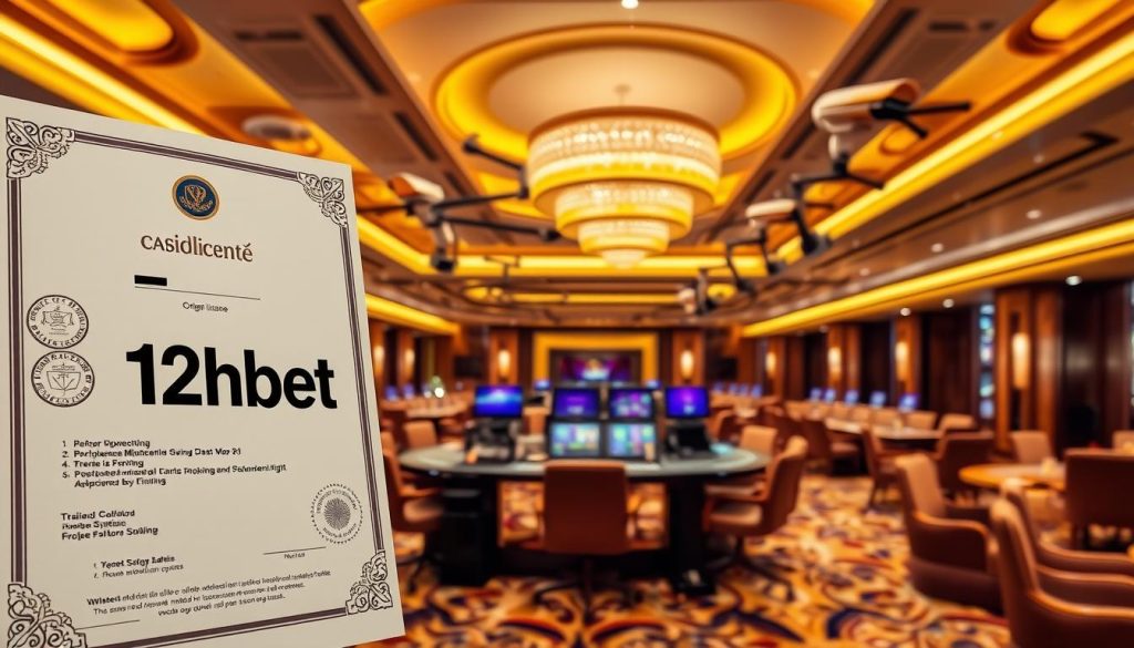ใบอนุญาตคาสิโนและระบบความปลอดภัย 12hbet