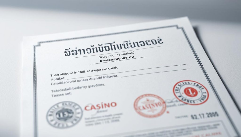 ใบอนุญาตคาสิโน